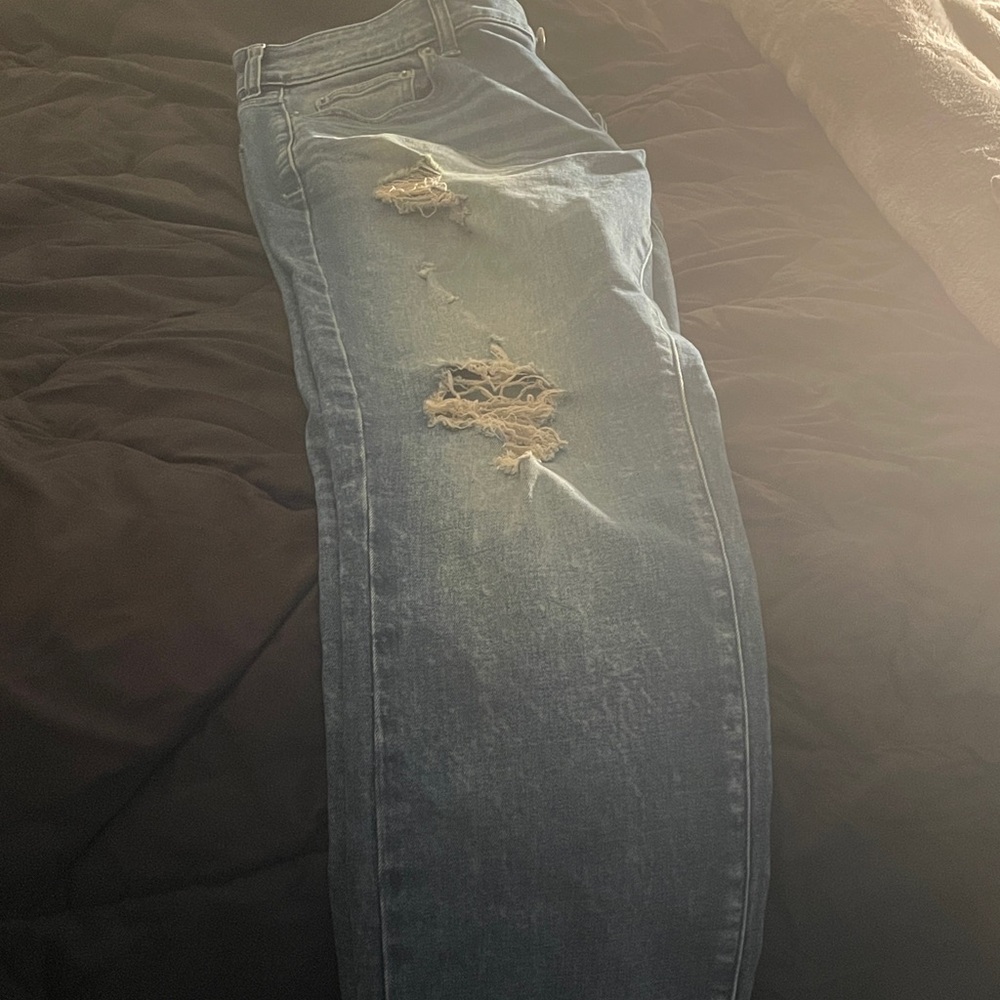 PacSun Light Blue Distressed Boyfriend Jeans